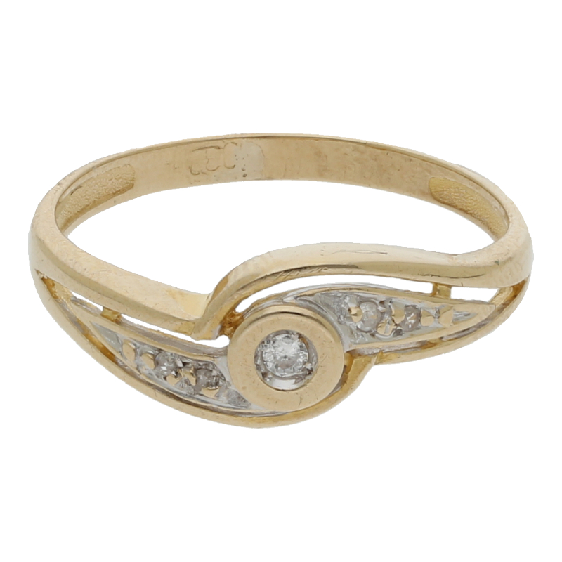 Brillant Ring 333/ 8 K Gold