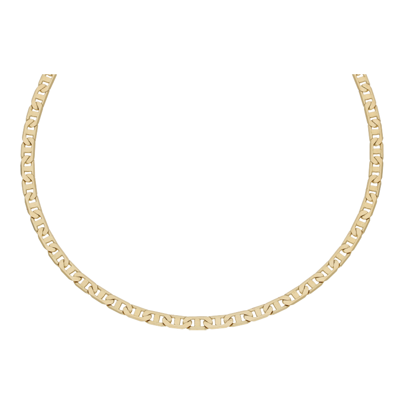 Halskette 750 /18 K Gelbgold Breite 2,7 mm Länge 50 cm