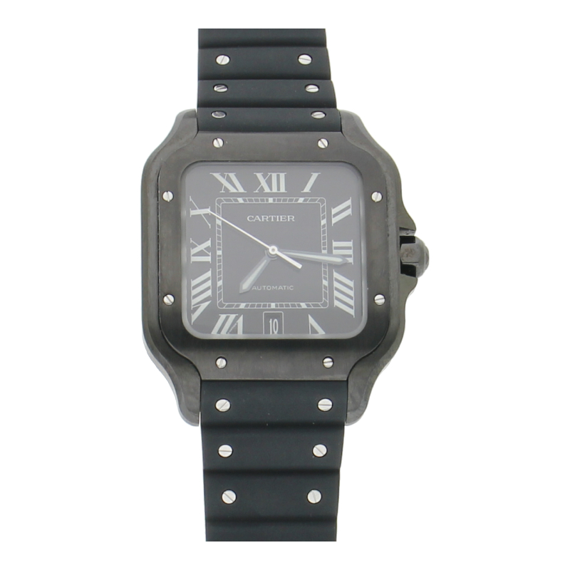Cartier Santos Black Edition WSSA0039 Automatik Black PVD Box & Papiere 2022
