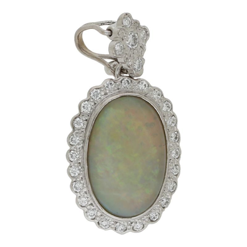 Opal Anhänger Handarbeit NP ca. 2500€