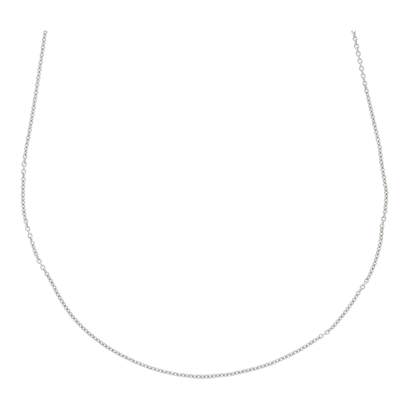 Ankerkette 925/ Silber rhodiniert 50 cm Länge