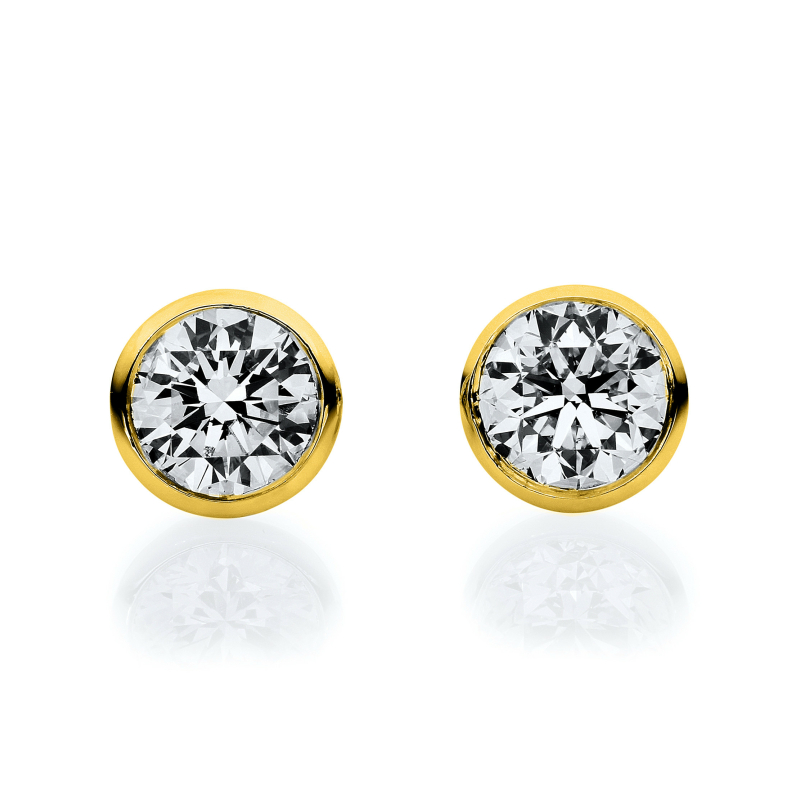Brillant Ohrstecker 0,35 ct 750/ 18 K Gold