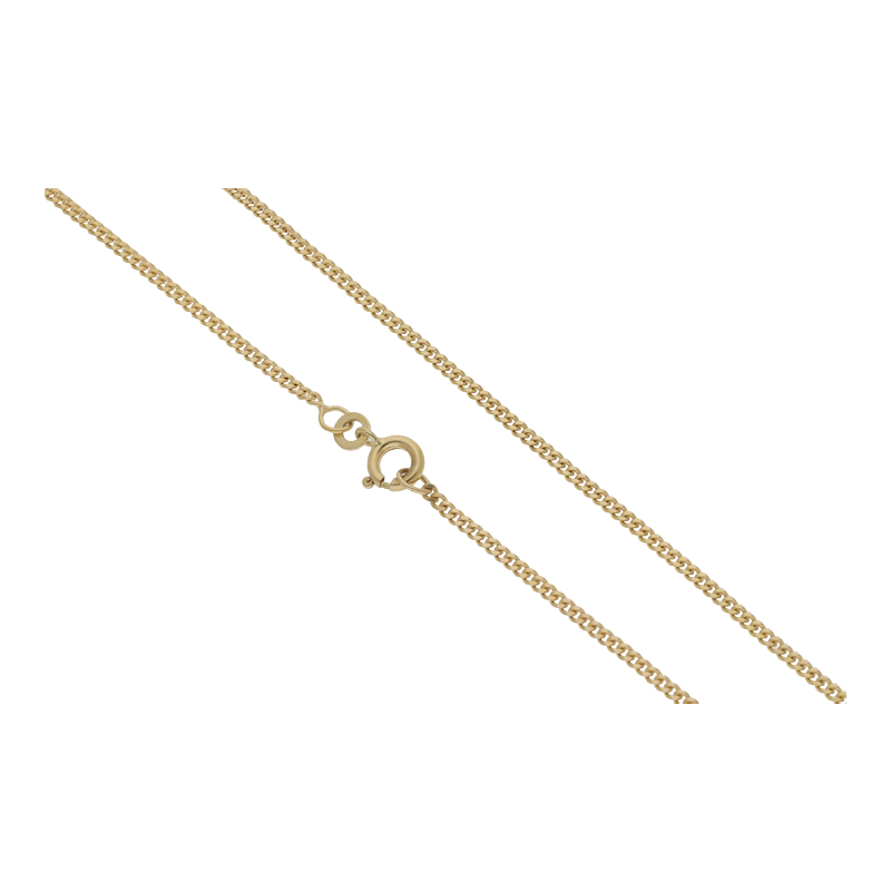 Panzer Kette 42 cm Länge 333/ 8 K Gold