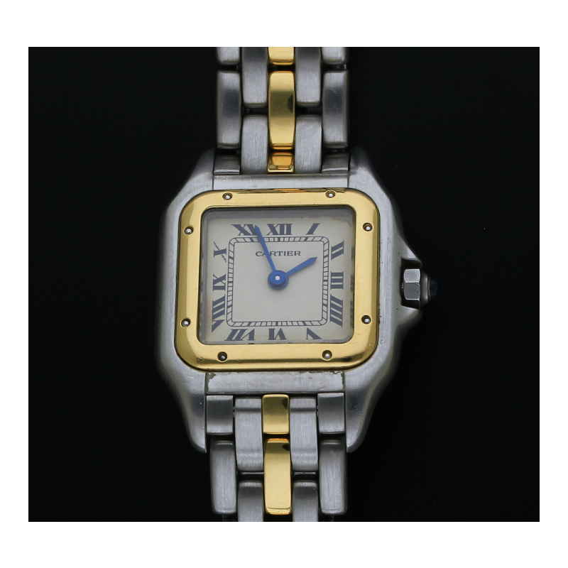 Cartier Panthère 166921 Stahl Gold Quarz Revision 09/2026