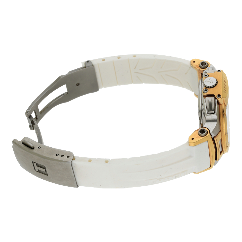 Tissot T-Race Lady Chronograph T048.217.17.170.00 Stahl/Gold PVD Quarz 2014 Garantiekarte