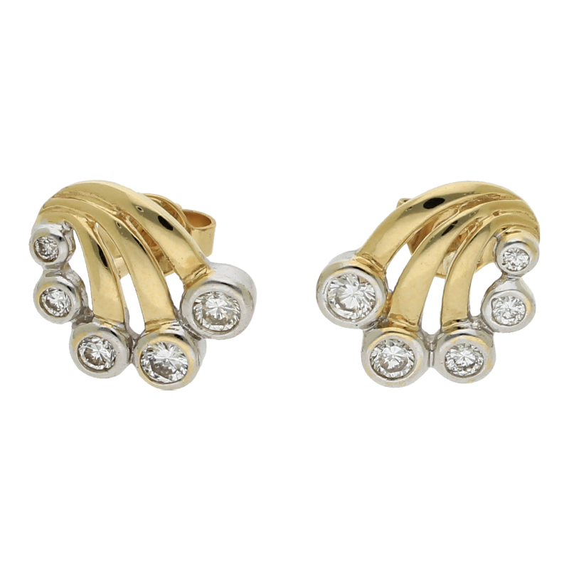 Brillant Ohrstecker 585/ 14 K Gold