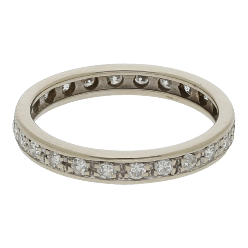Memory Ring 585/ 14 K Weigold 54 Größe