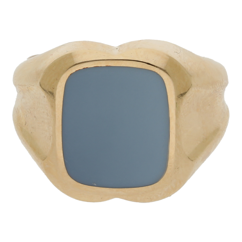 Siegelring mit Lagenstein  585/14K, NP ca. 2200 €