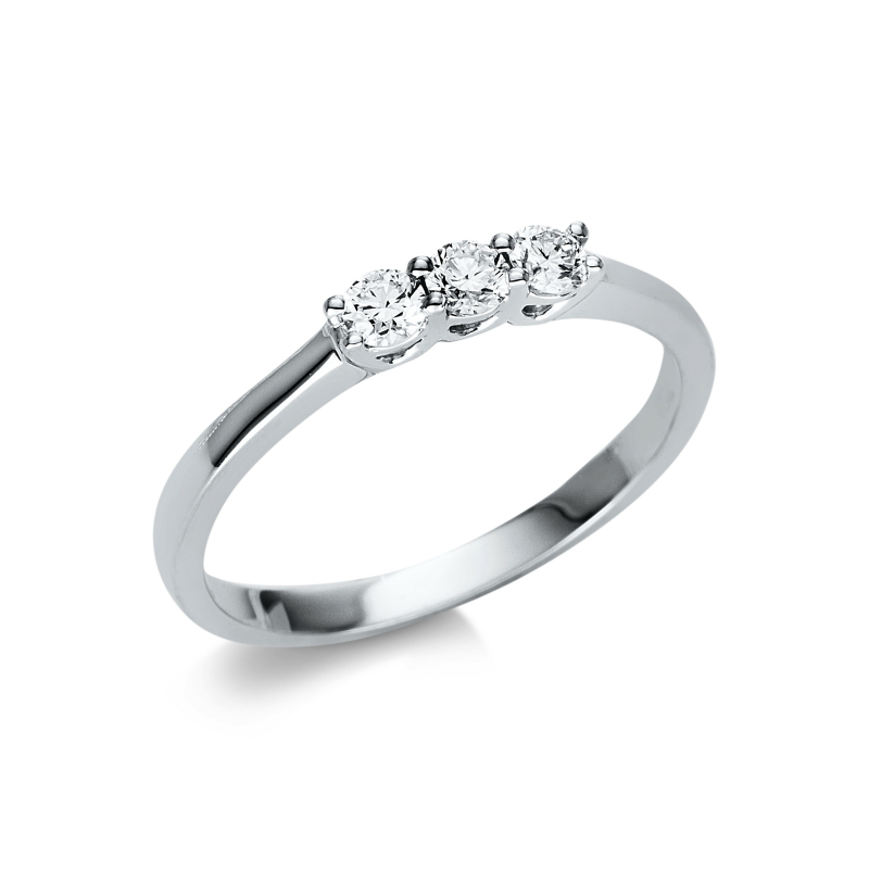 Brillant Ring 0,24 ct 750/ 8 K Gold