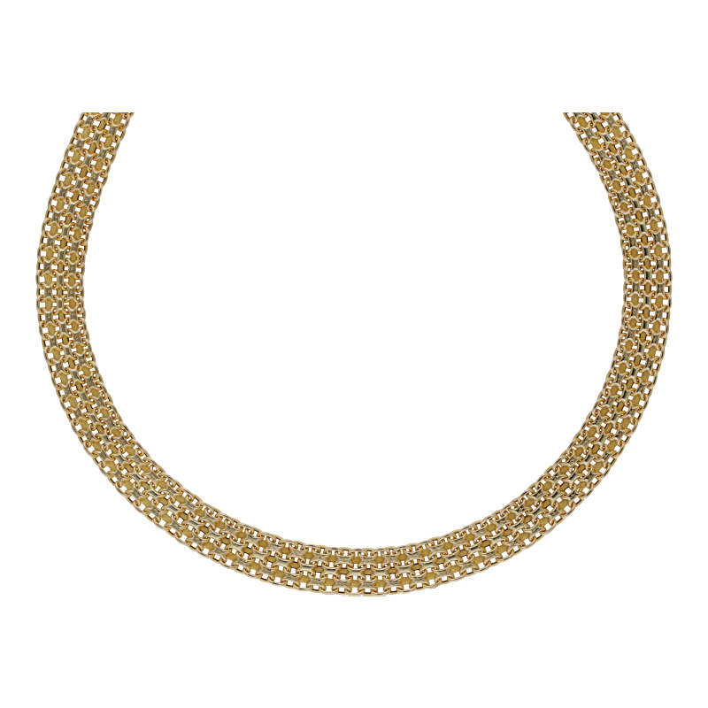 Collier 45 cm Länge 585/ 14 K Gold