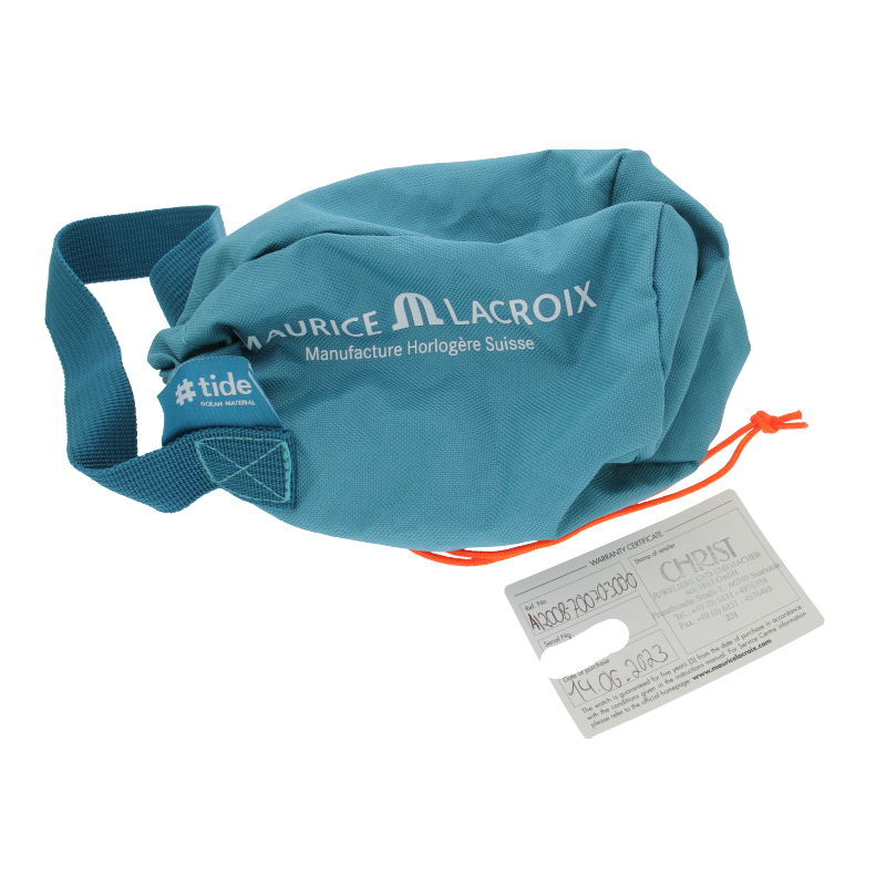 Maurice Lacroix Aikon AI2008 Grün Quarz 42mm Full Set 2023 Deutschland