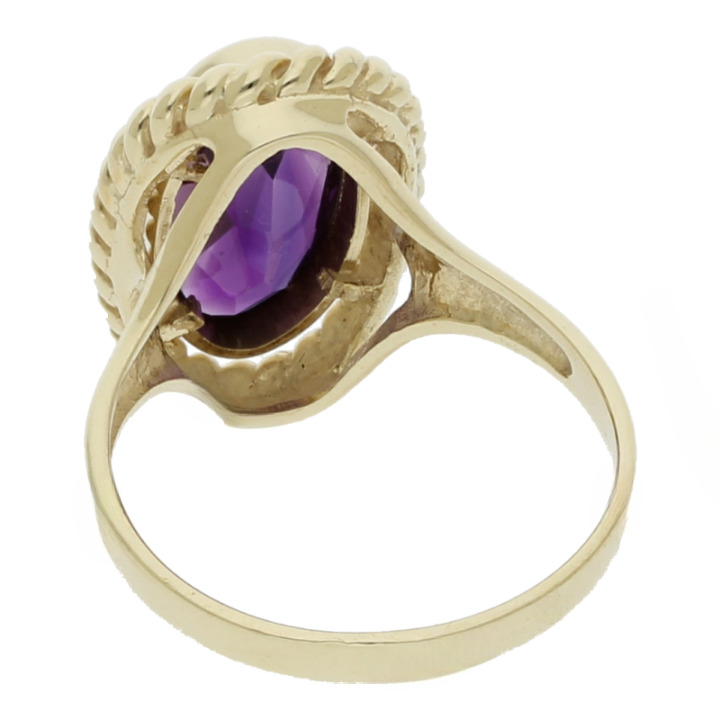 Amethyst Ring 585/ 14 K Gold