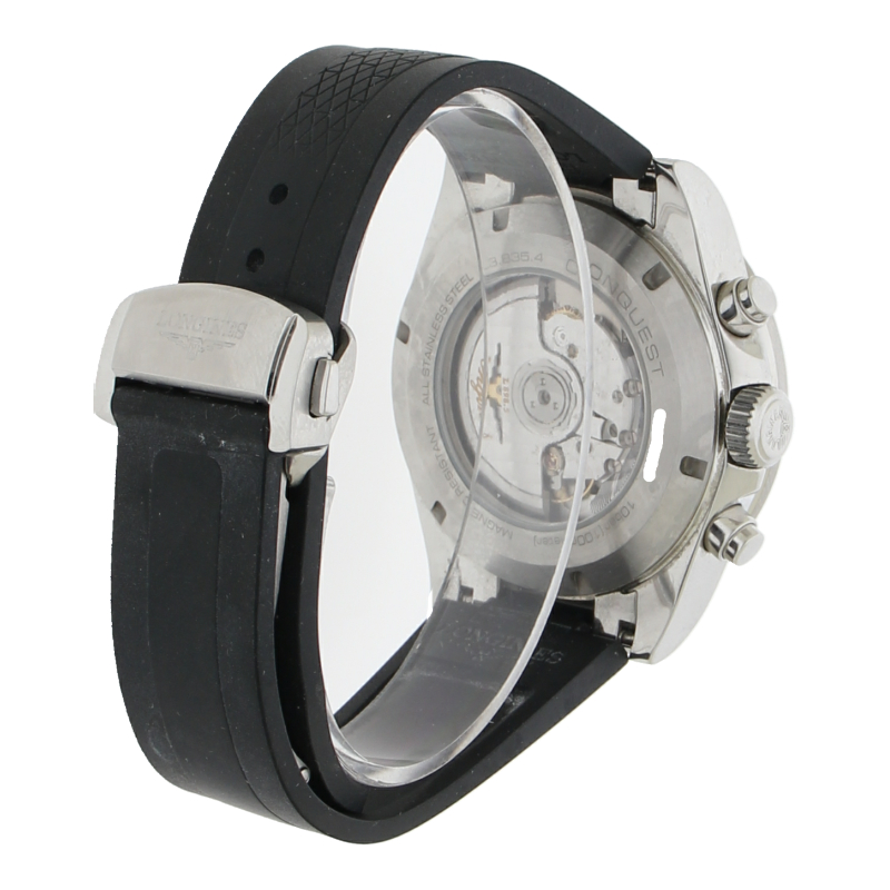 Longines Conquest Chronograph L3.835.4 Automatik Full Set 2024 Kautschukband