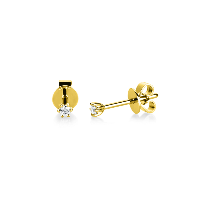 Brillant Ohrstecker 0,05 ct 750/ 18 K Gold