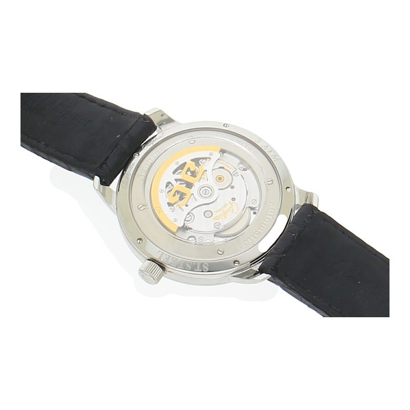 Glashütte Original Senator Sixties Panoramadatum 39-47-01-02-04 Edelstahl 42mm Automatik Full Set 2010