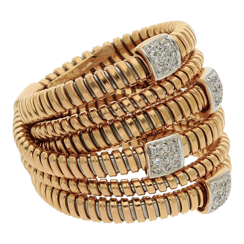 Brillant Spiralring 750/ 18 K Gold