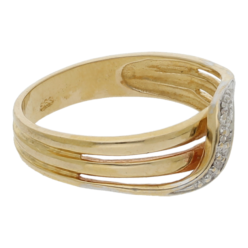 Diamant Ring 333/ 8 K Gold