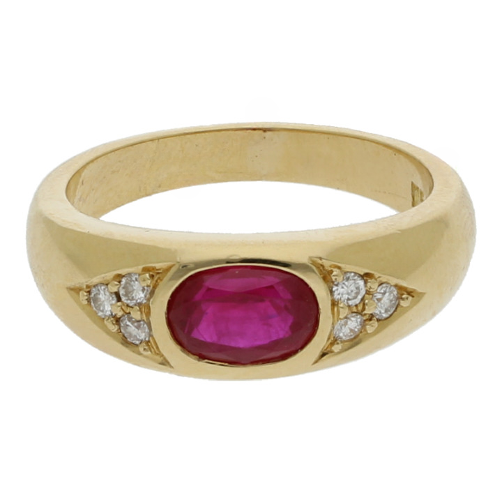 Rubin Ring Handarbeit Gutachten 4.800€