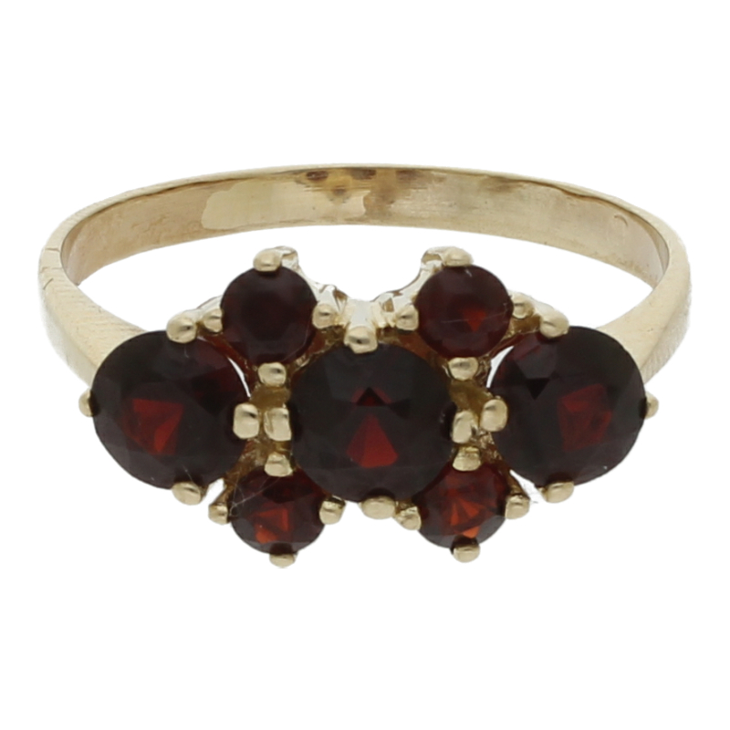 Granat Ring 333 Gold Vintage