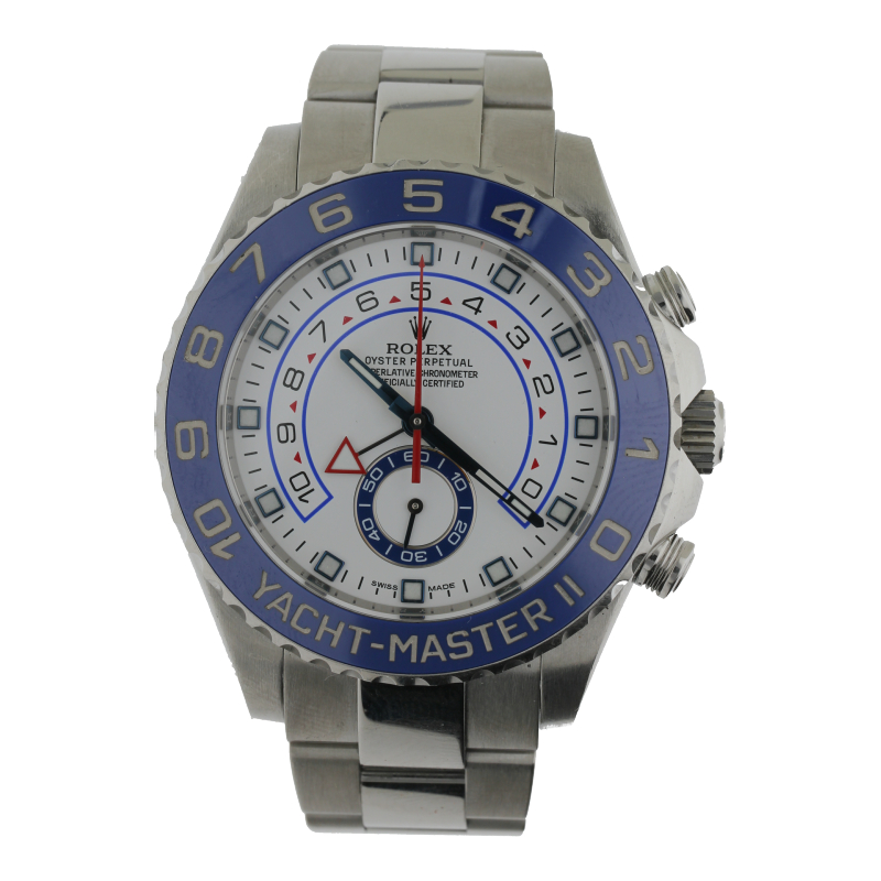 Rolex Yacht-Master II 116680 Stahl 44mm Box & Papiere 2015 LC100