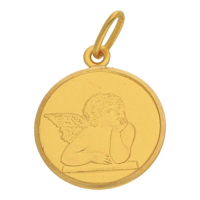 Schutzengel Anhänger 750/ 18 K Gold