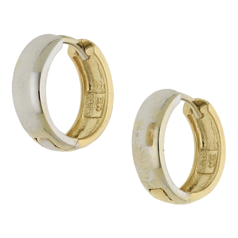 Creolen 585/ 14 K Bicolor