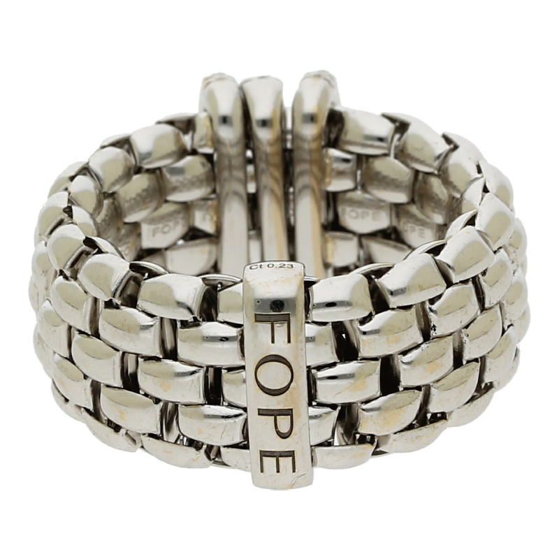Fope Flex`it mit Brillant Ring 750/ 18 K Weißgold