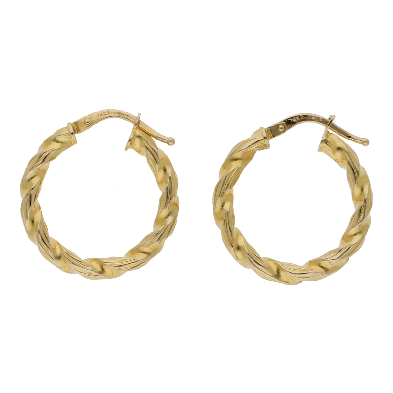 Creolen 20 mm 14K/585 Gold