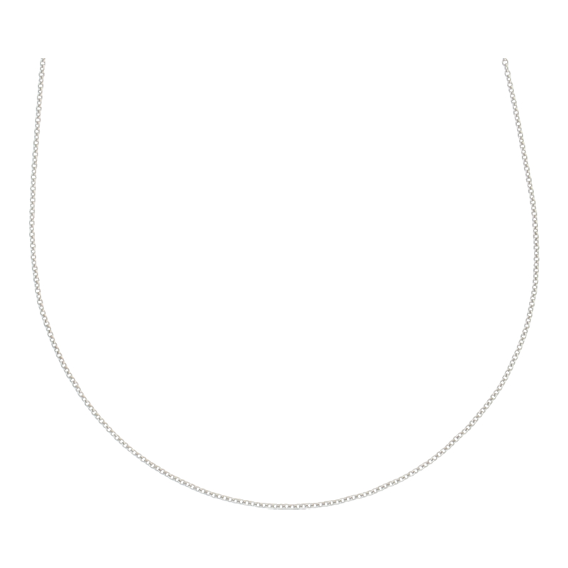 Ankerkette 925/ Silber rhodiniert 42 cm Länge