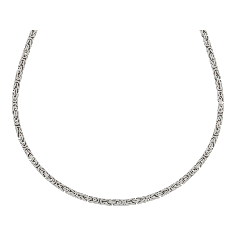Königskette 925 Silber 60 cm