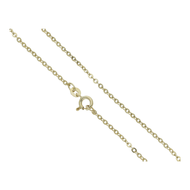 Halskette 585/14 K Gelbgold Ankerkette Länge 38 cm