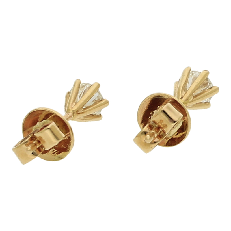 Brillant-Solitär-Ohrstecker ca. 0,50 ct NP ca. 1900 €