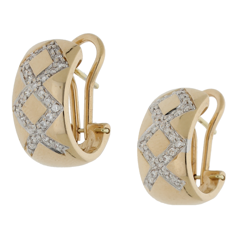 Brillant Ohrringe 585/ 14 K Gold