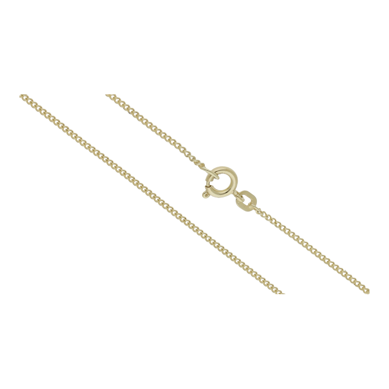 Panzer Kette 60 cm Länge 585/ 14 K Gold