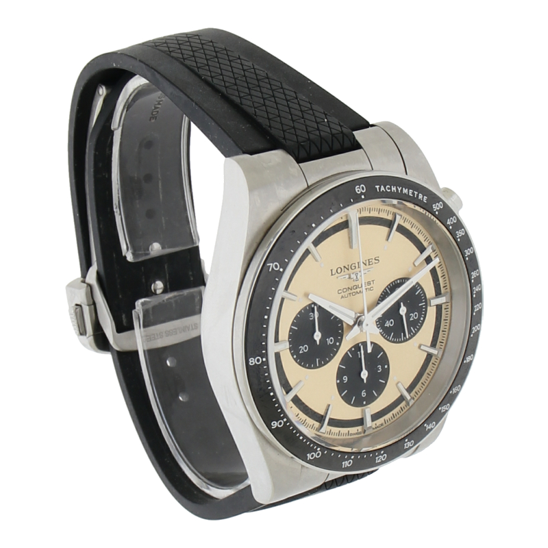 Longines Conquest Chronograph L3.835.4 Automatik Full Set 2024 Kautschukband
