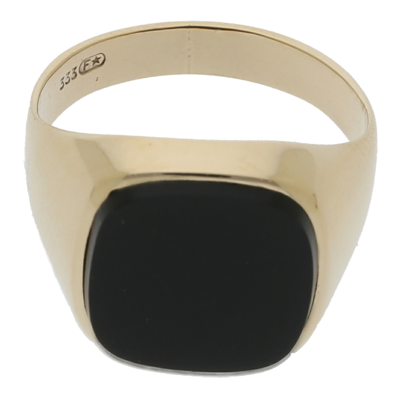 Onyx Ring 333/ 8 K Gold
