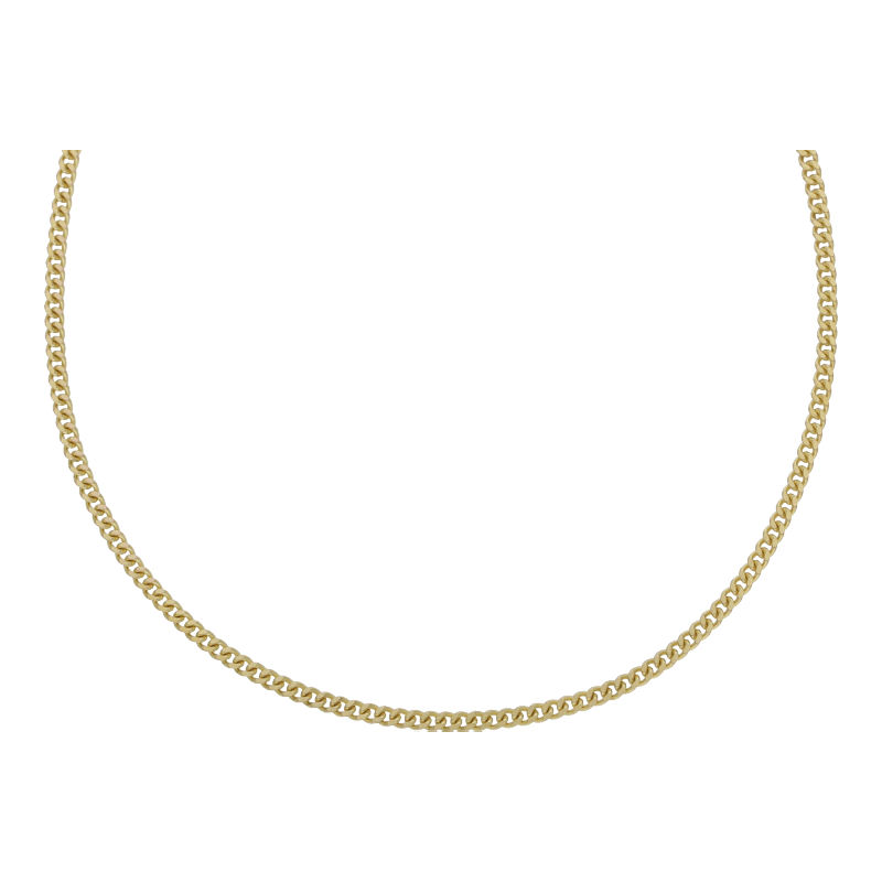 Panzer Kette 45 cm Länge 333/ 8 K Gold