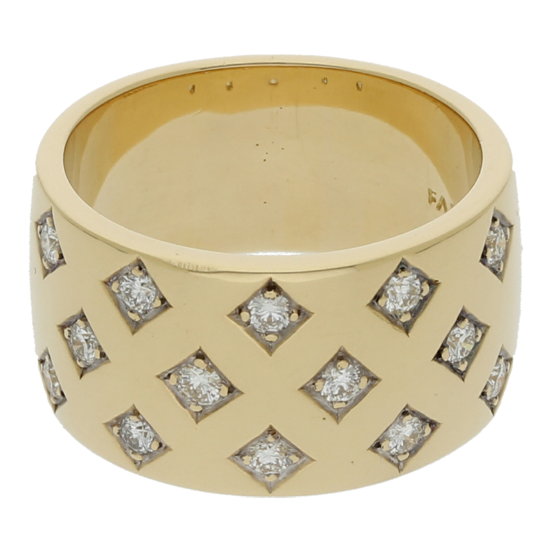 Massiver Bandring von Fabiani 18k/750 Gelbgold