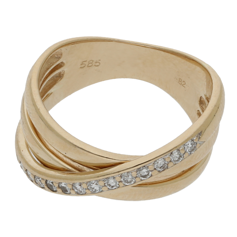 Brillant Ring 585/ 14 K Gold