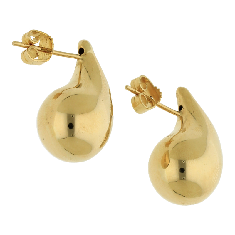 Tropfen Ohrstecker 750/ 18 K Gold