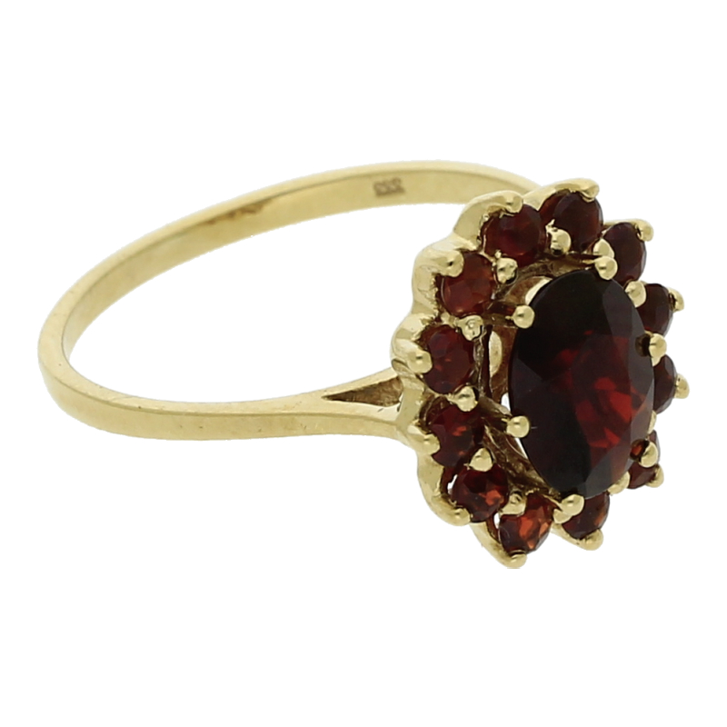 Granat Ring 333/ 8 K Gold