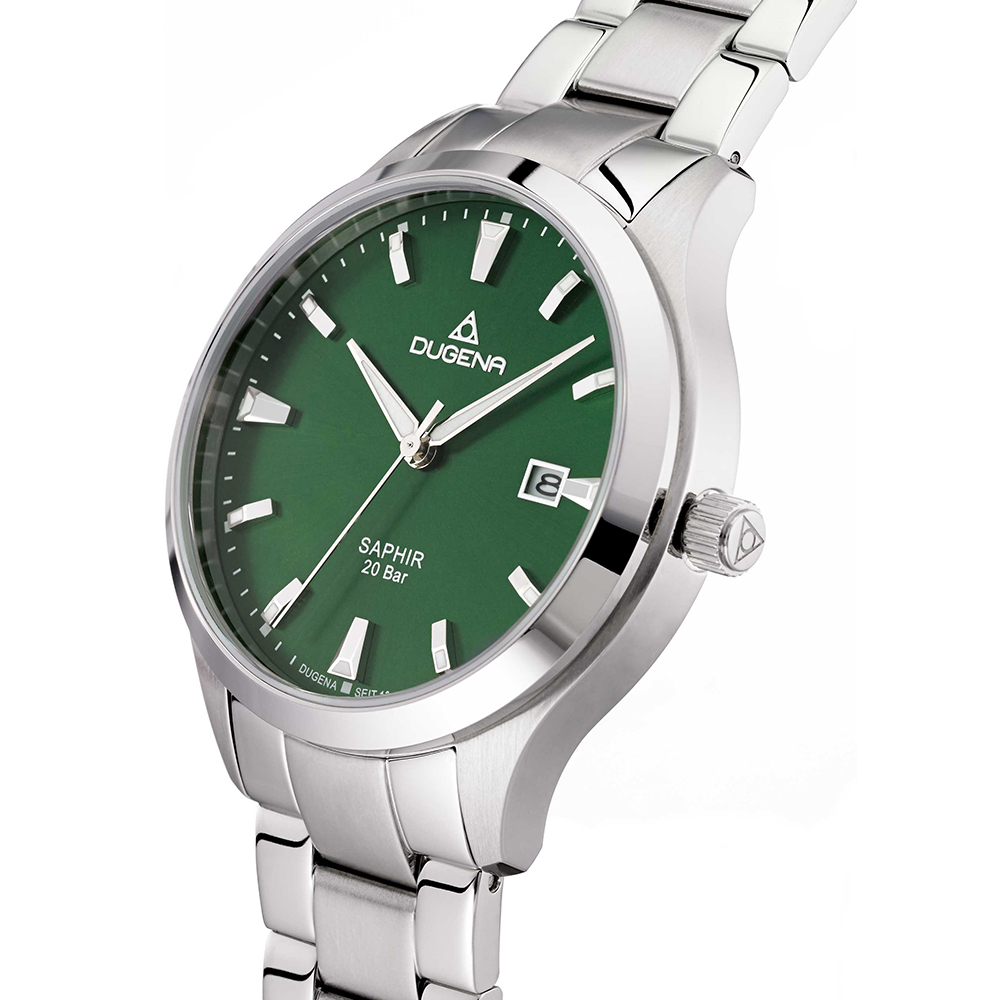 Dugena Herren Armbanduhr Edelstahl