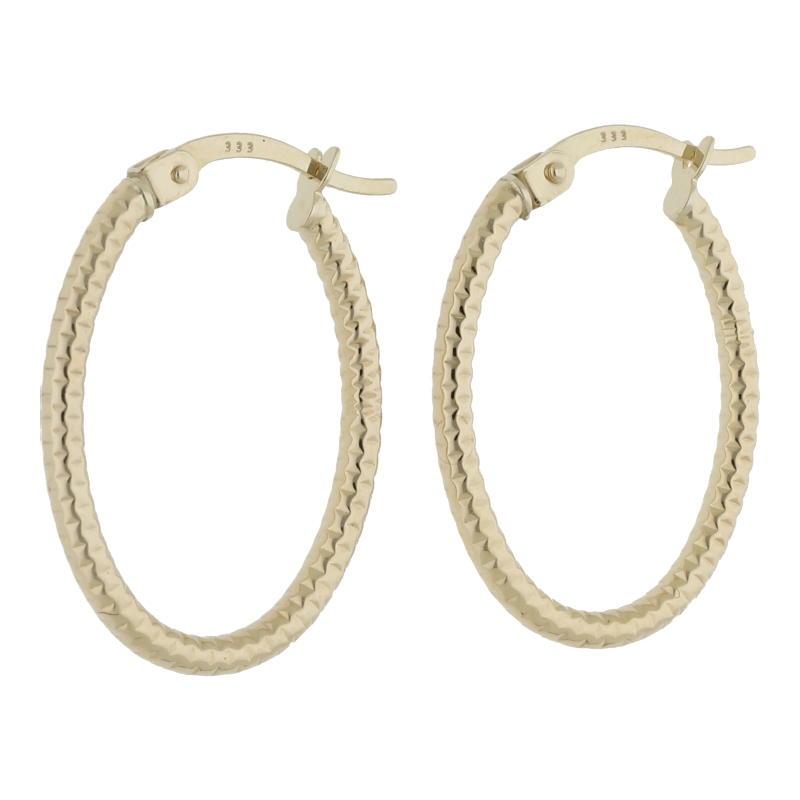 Creolen 333/8 K Gelbgold Länge 2,5 cm Breite 1,8 cm