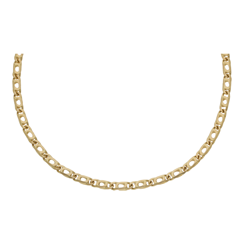 Halskette 750 /18 K Gelbgold Breite 2,4 mm Länge 50 cm