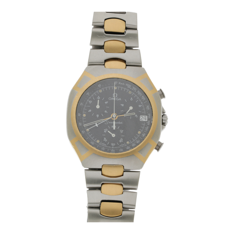 Omega Seamaster Polaris Chronograph Titan 37mm Vintage Box Quarz
