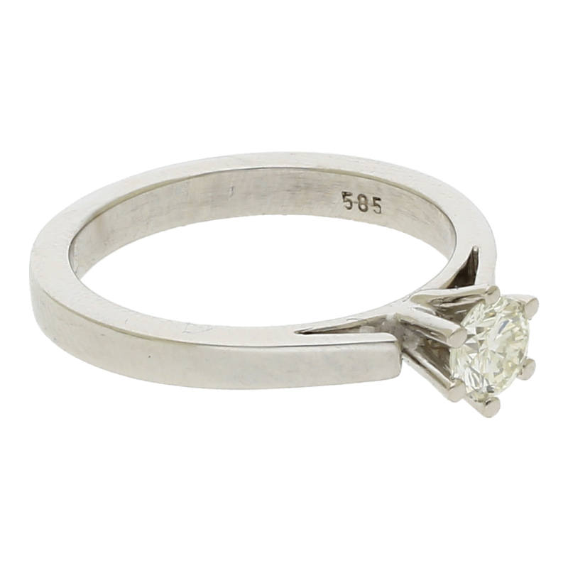 Brillant Solitär Ring 0,47 ct 585/ Gold