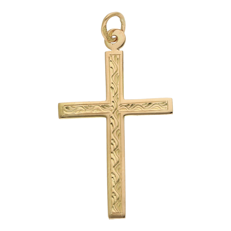 Kreuz Anhänger 333/ 8 K Gold