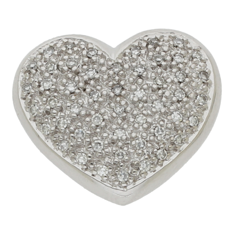 Diamant Herz Weißgold