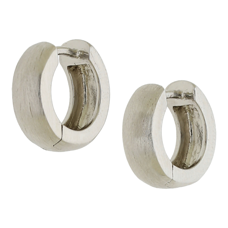 Creolen matt 925/ Silber