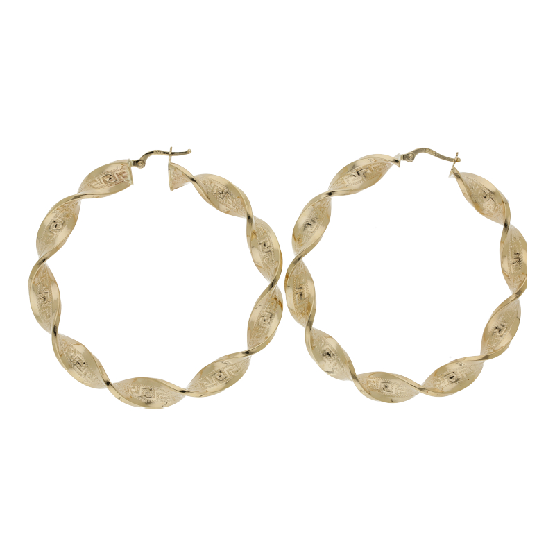 Creolen 14K/585, 57 mm Durchmesser